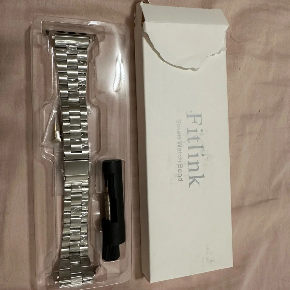 Fitlink Silver Smart Watch Band